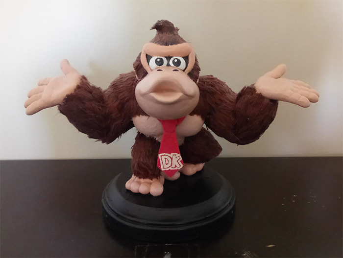 Handmade Donkey Kong toy