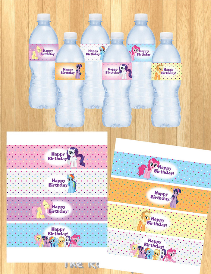 My Little Pony Bottle Labels – Mama Life Printables