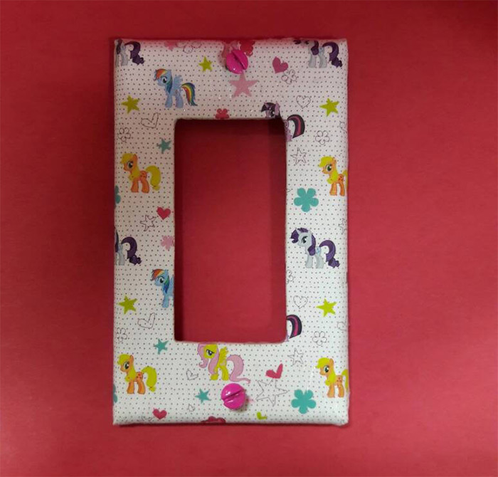 diy mlp lightswitch cover