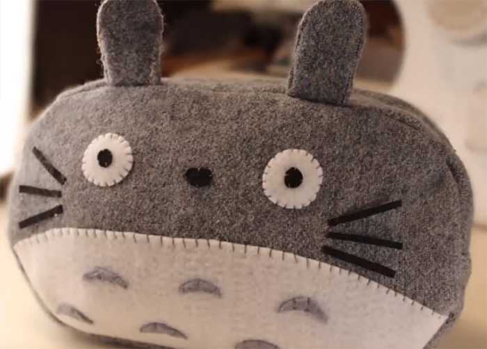 Totoro pencilcase diy