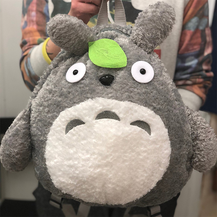 Totoro plush backpack