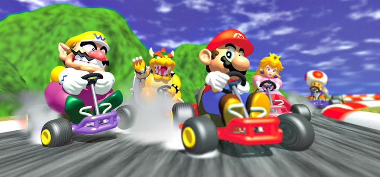 mario go kart nintendo 64