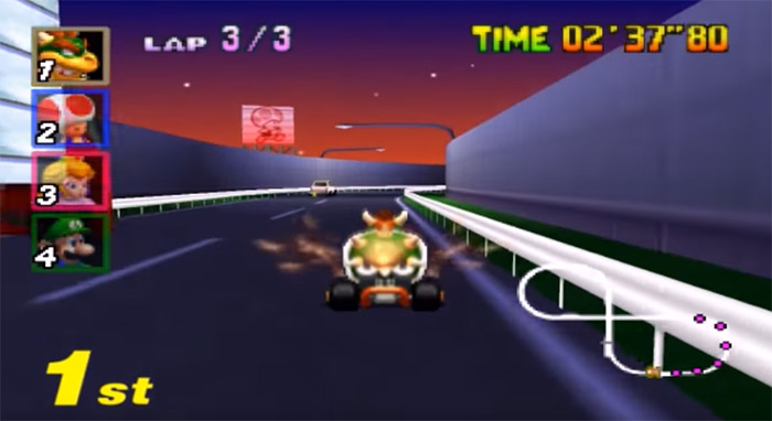 mario kart 64 character stats