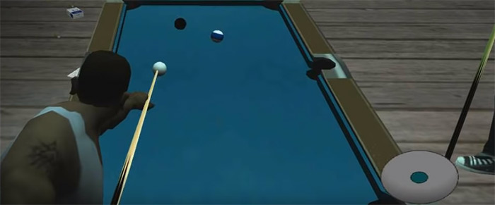 San Andreas pool cue weapon