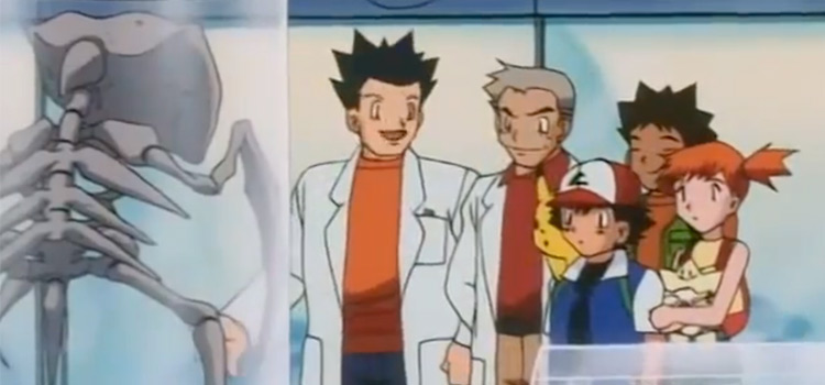 Fossil Pokemon ranked - Fossil lab in the anime