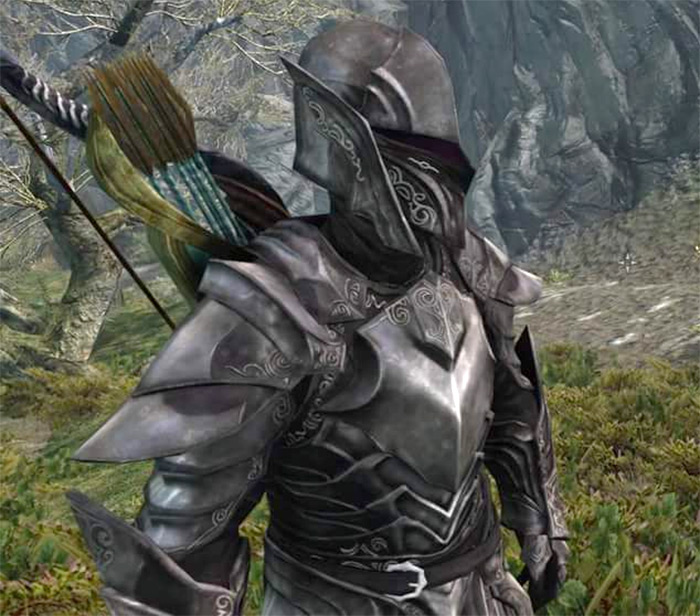 where to find ebony armor in skyrim