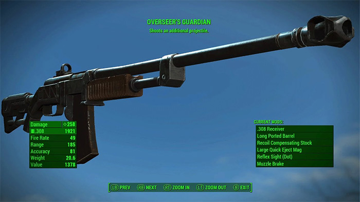 best assault rifle in fallout 4