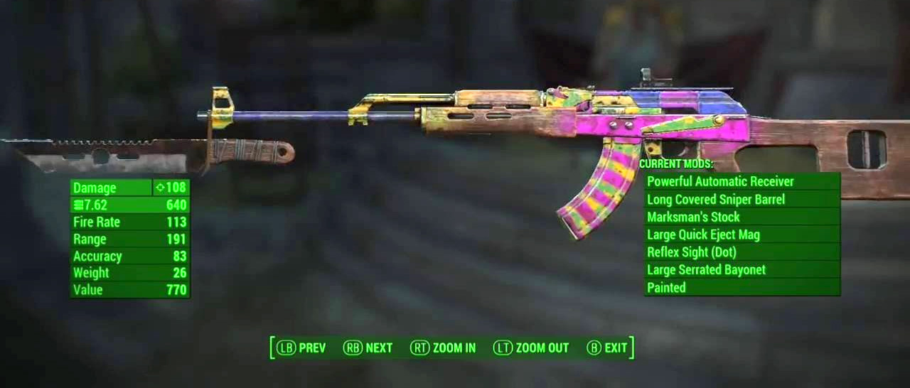 fallout 4 best sniper