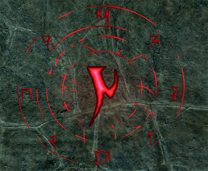 Casting Frenzy Rune in Skyrim