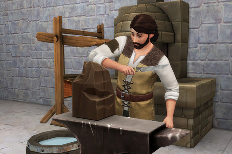 Blacksmith Set Sims 4 CC