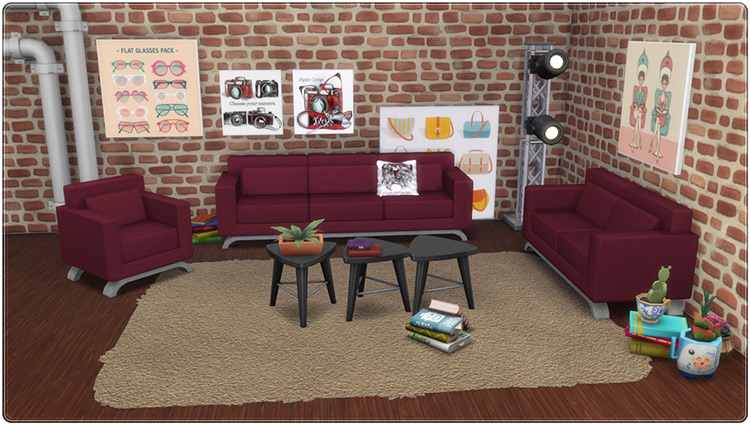 Modern Couch Conversion for The Sims 4