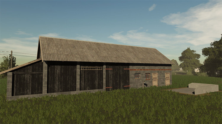 Cow Barn Mod for FS19
