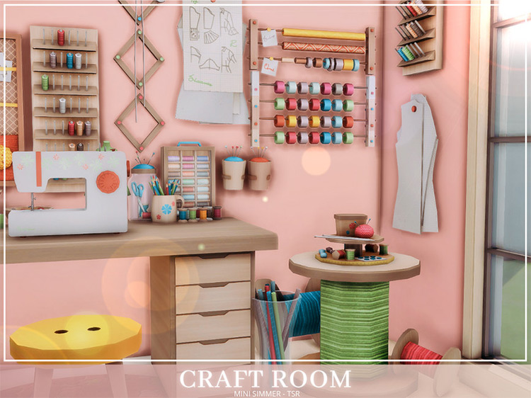Sims 4 Crafts Room CC  All Free To Download    FandomSpot - 87