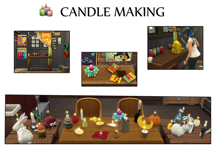Candle Making Kit for The Sims 4