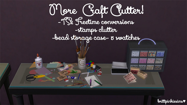 Sims 4 Crafts Room CC  All Free To Download    FandomSpot - 43