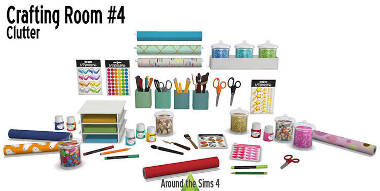 Sims 4 Crafts Room CC  All Free To Download    FandomSpot - 34