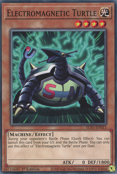 Electromagnetic Turtle Yu-Gi-Oh Card