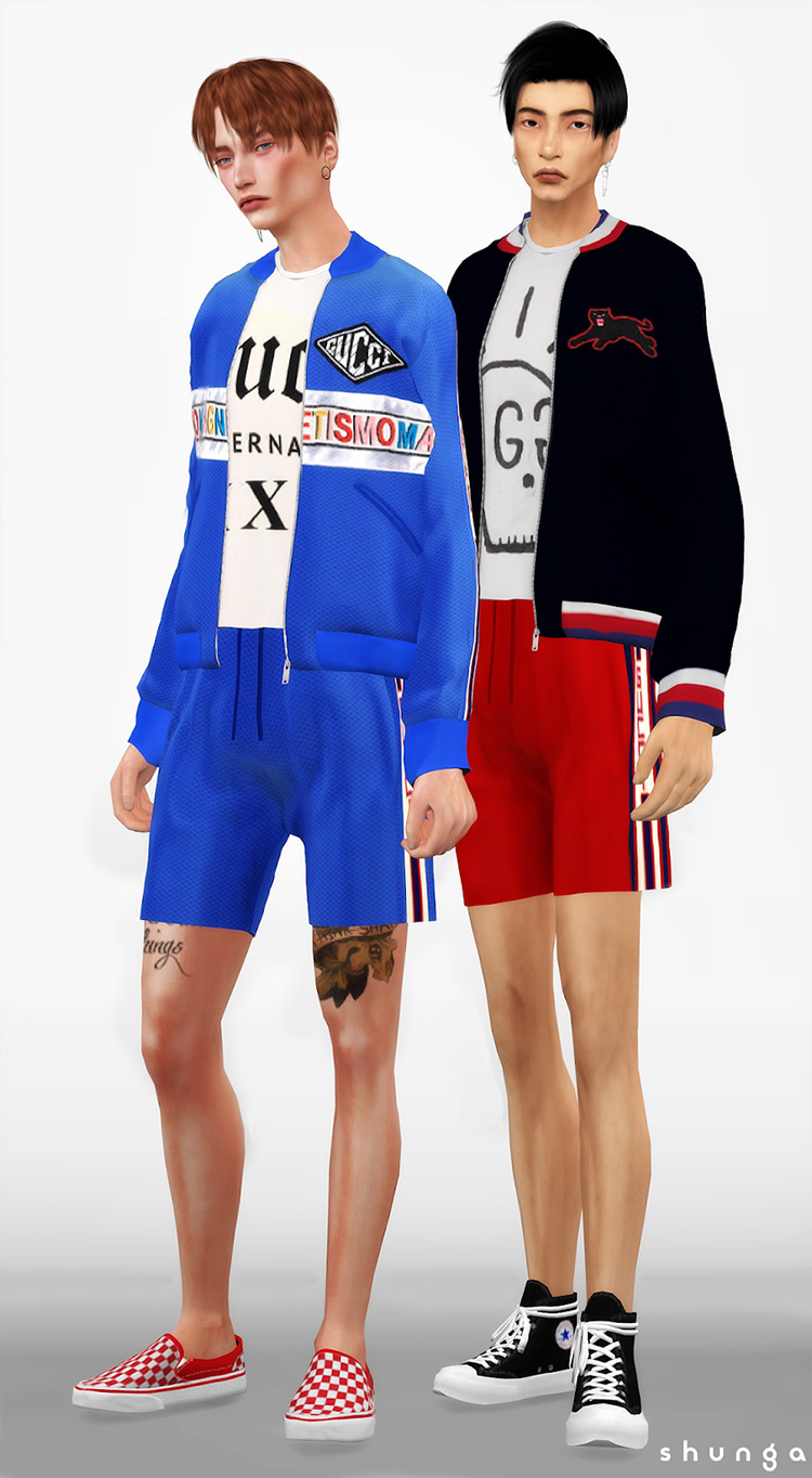 Gucci Men’s Set for The Sims 4