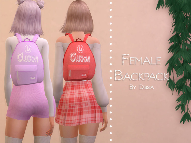 02 female backpack sims 4 cc