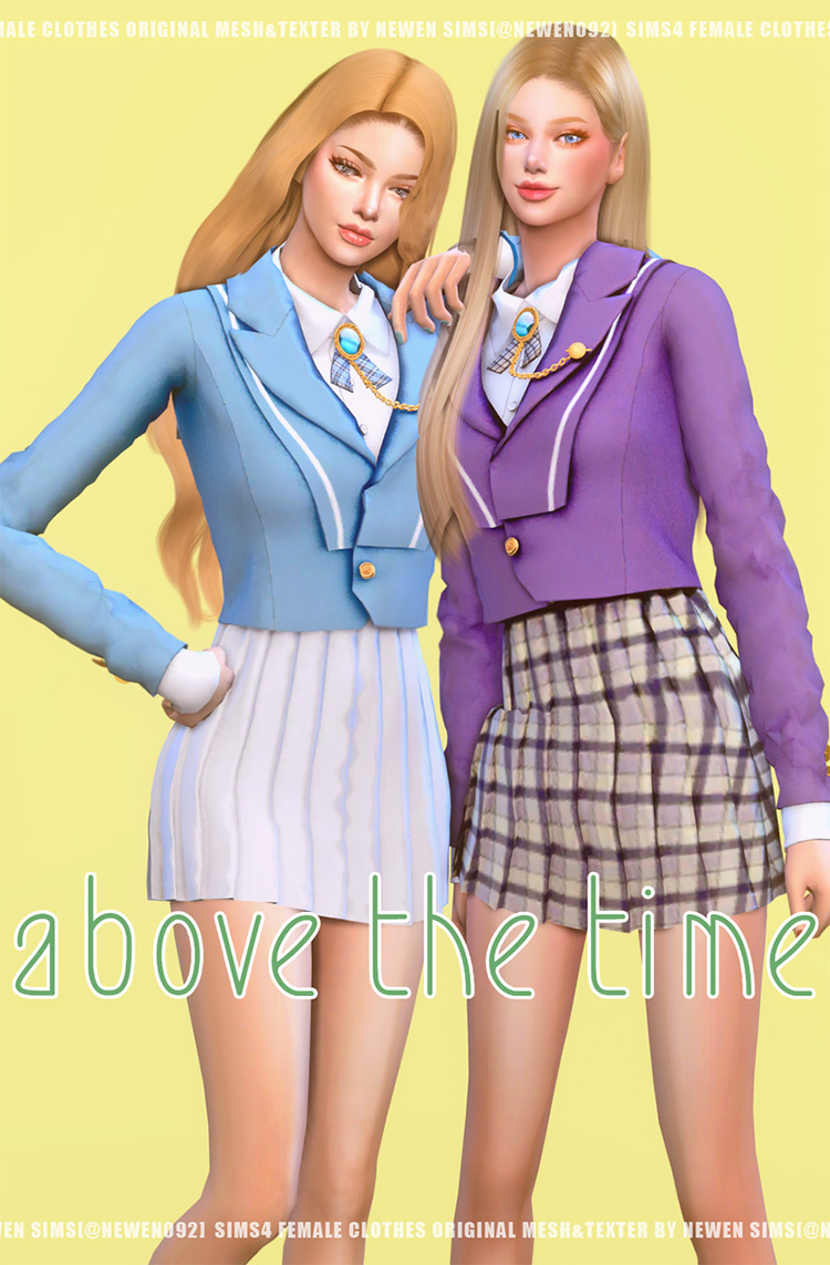 sims 4 ddlc cc uniform