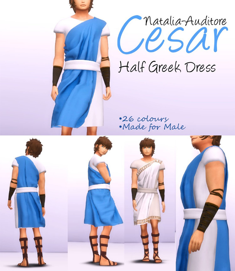 Greek Dresses Costumes / TS4 CC