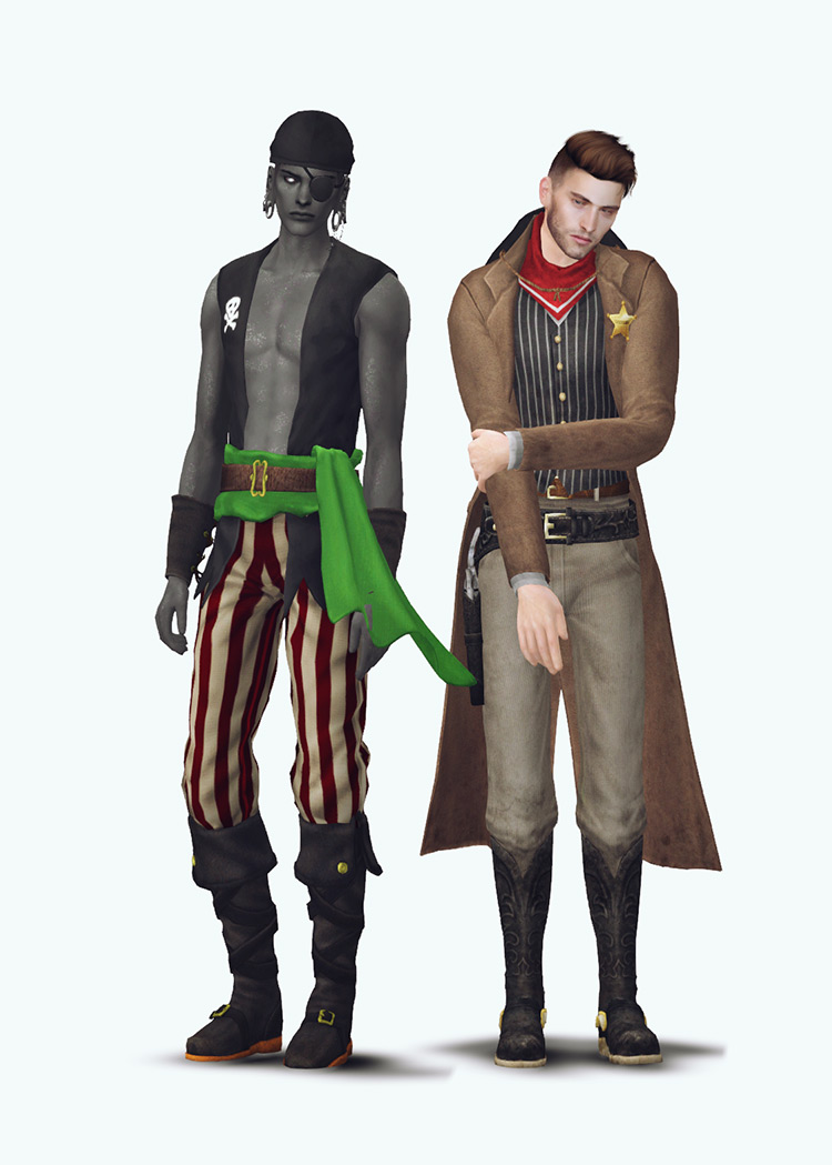 Halloween Costume Set for The Sims 4