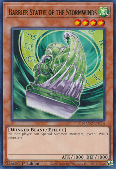 Barrier Statue Of The Stormwinds Yu-Gi-Oh Card