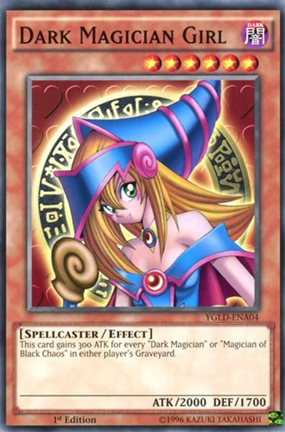 Dark Magician Girl YGO Card