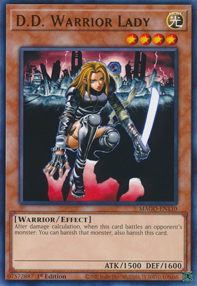 D.D. Warrior Lady Yu-Gi-Oh Card