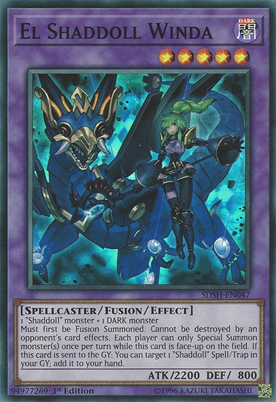 El Shaddoll Winda YGO Card