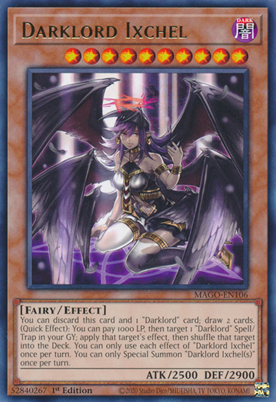 Darklord Ixchel YGO Card