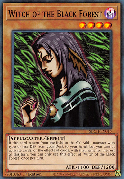 Witch of the Black Forest Yu-Gi-Oh Card