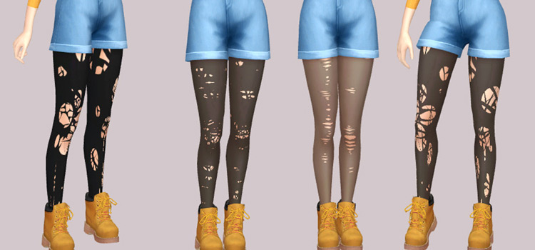 The Sims Resource - Torn Tights