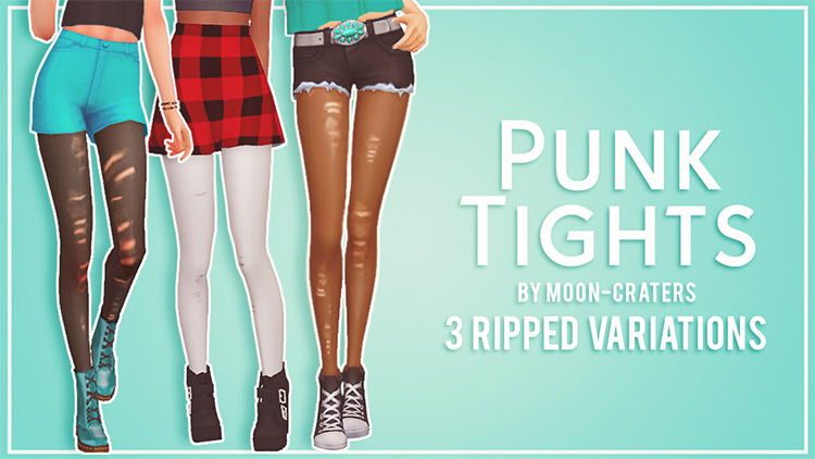 Punk Tights CC for Sims 4