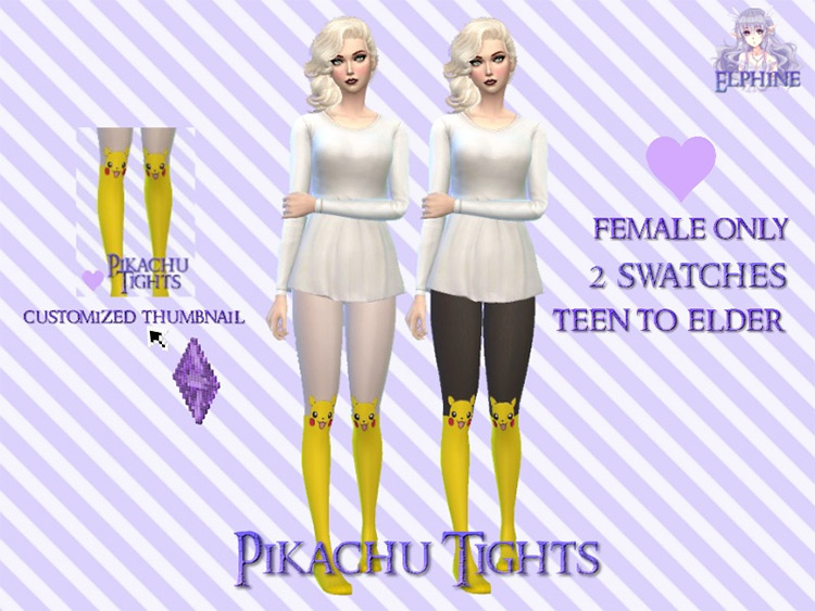 Pikachu Tights / Sims 4 CC