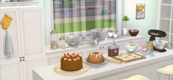 Kitchen Bakery Series CC for The Sims 4