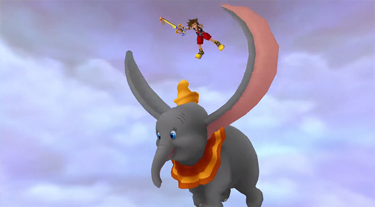 Dumbo in Kingdom Hearts I Summon