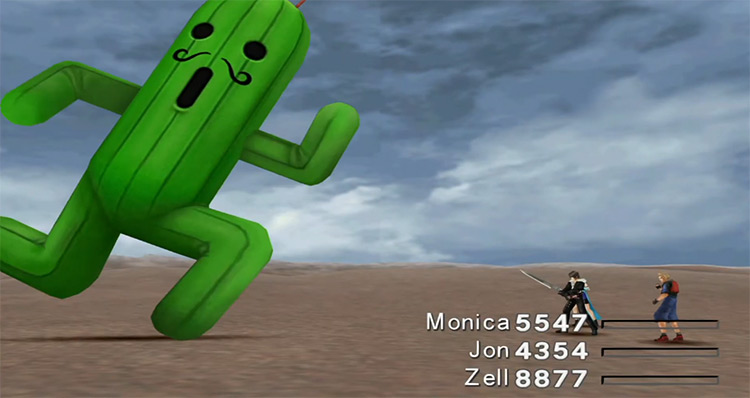 Jumbo Cactuar Final Fantasy 8 boss