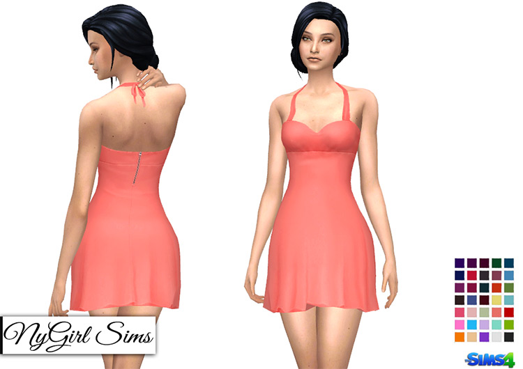 Best Open Back Dress CC For The Sims 4   FandomSpot - 59