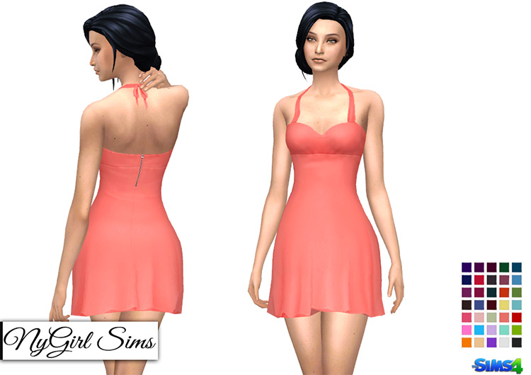 Best Open Back Dress CC For The Sims 4   FandomSpot - 36