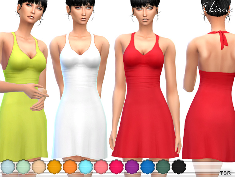 Best Open Back Dress CC For The Sims 4   FandomSpot - 55