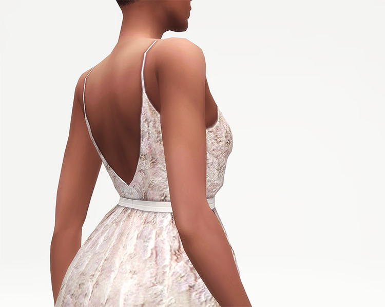 Best Open Back Dress CC For The Sims 4   FandomSpot - 71