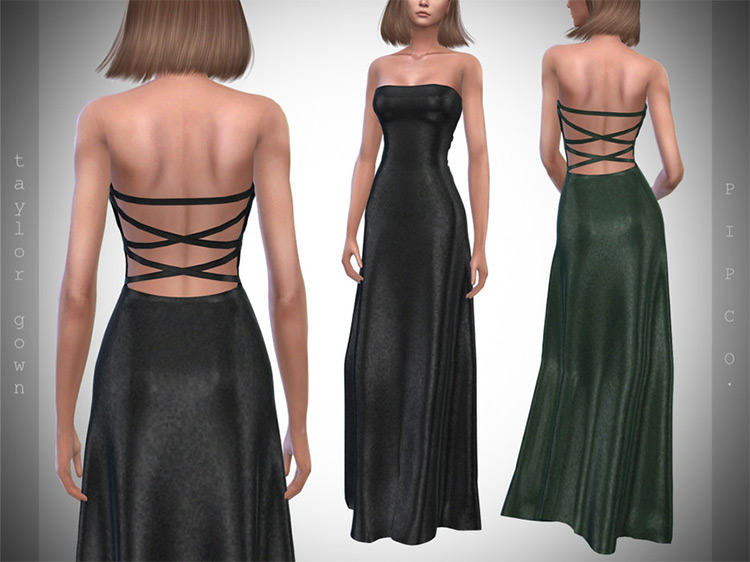 Best Open Back Dress CC For The Sims 4   FandomSpot - 42