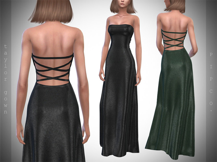 Best Open Back Dress CC For The Sims 4   FandomSpot - 97