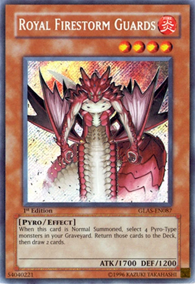 Royal Firestorm Guards / Yu-Gi-Oh Card