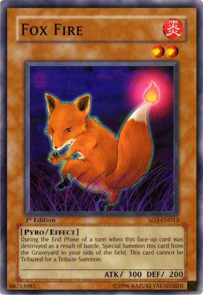 Fox Fire / Yu-Gi-Oh Card
