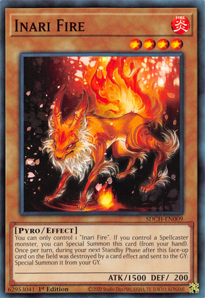 Inari Fire / Yu-Gi-Oh Card