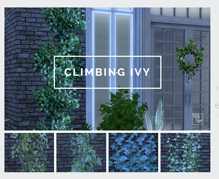 Climbing Ivy CC for The Sims 4