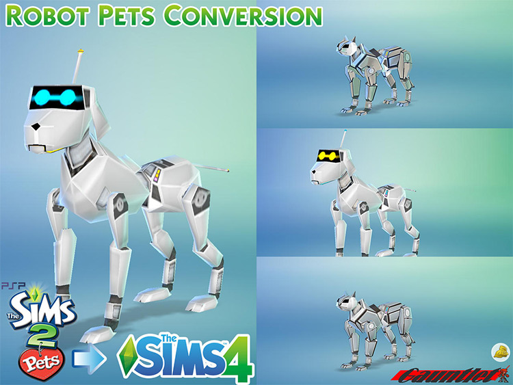 TS2 into Sims 4 Robot Pet Conversion / TS4 CC