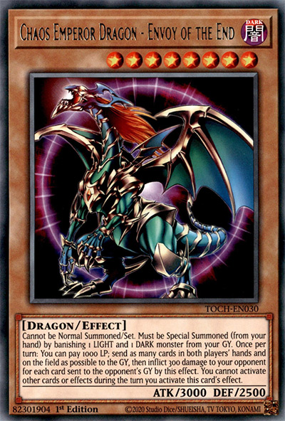 Chaos Emperor Dragon – Envoy of the End YGO Card
